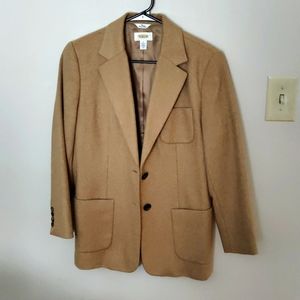 Talbot's 100% Camel Hair Petite Blazer